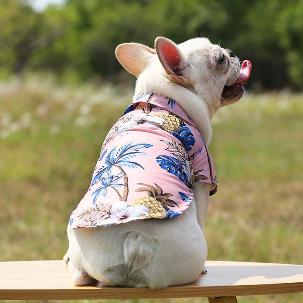 Hawaiian Beach pet T-Shirts