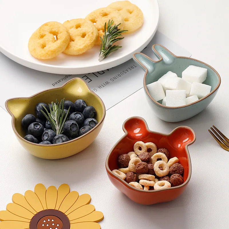 Lovely Ceramic Dishes Cartoon Animal Dishes