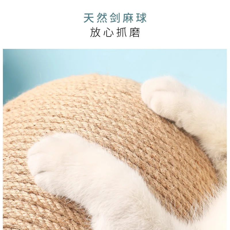High Quality Wooden Cat Scratch Ball
