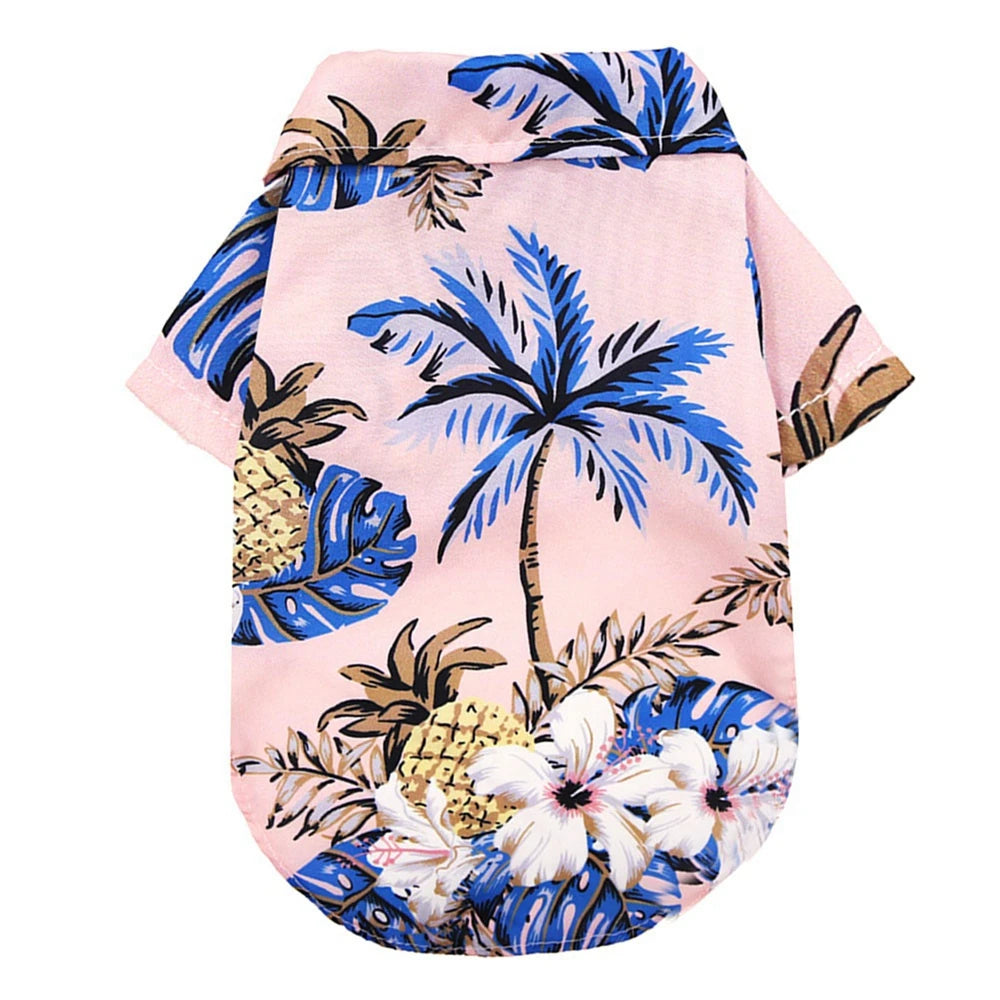 Hawaiian Beach pet T-Shirts