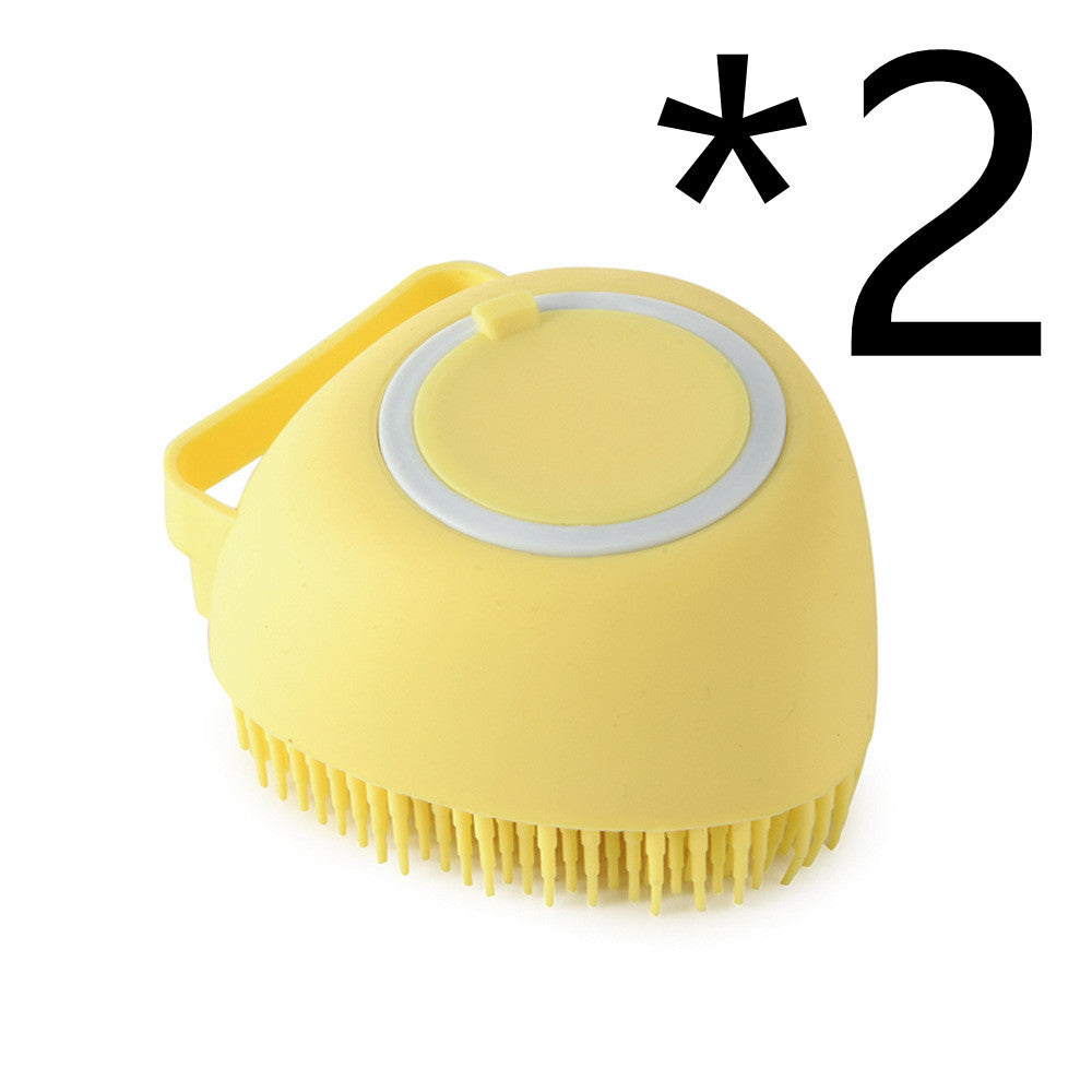 Silicone Dog Bath Massage Grooming Brush