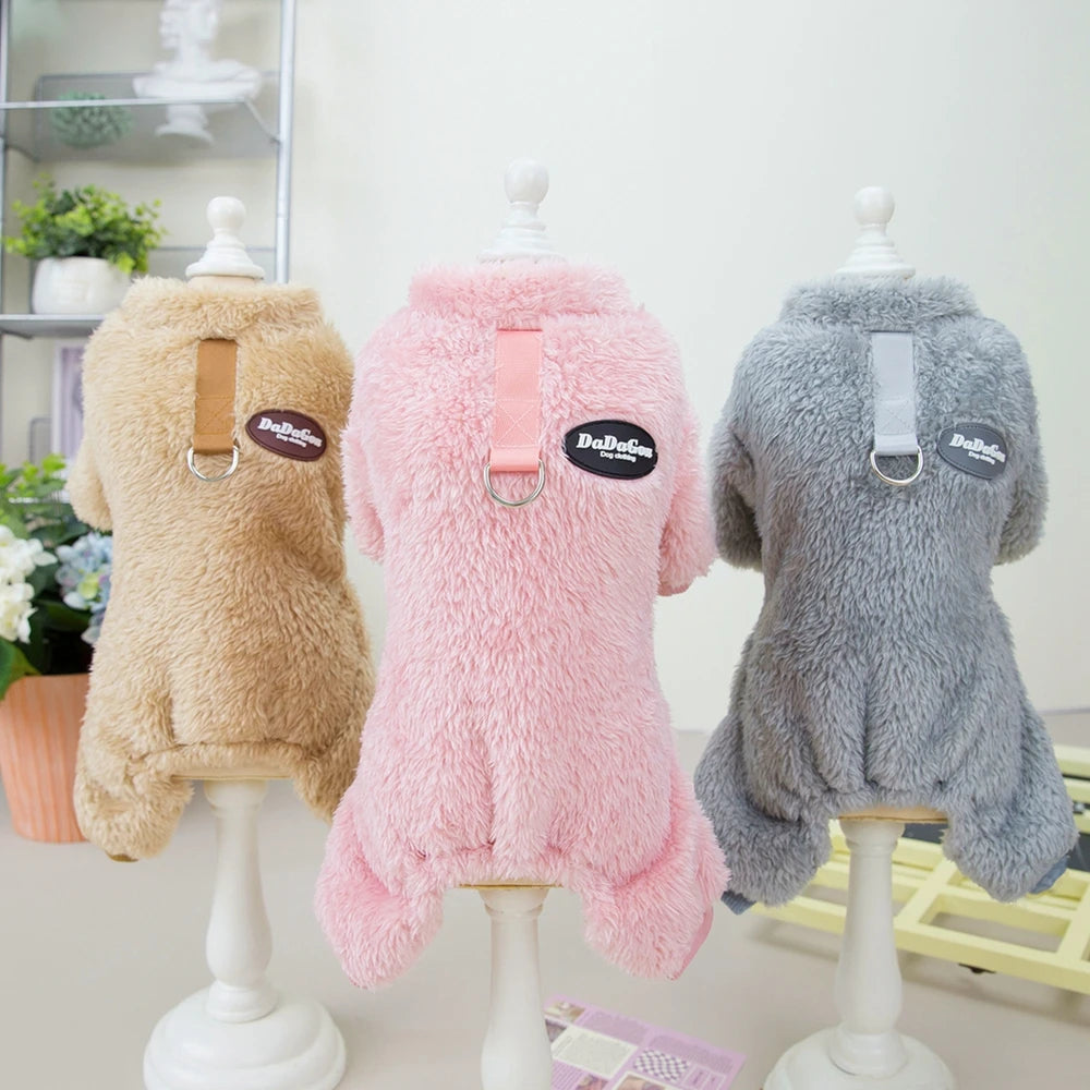 Winter Dog Clothes Warm Fleece Clothing