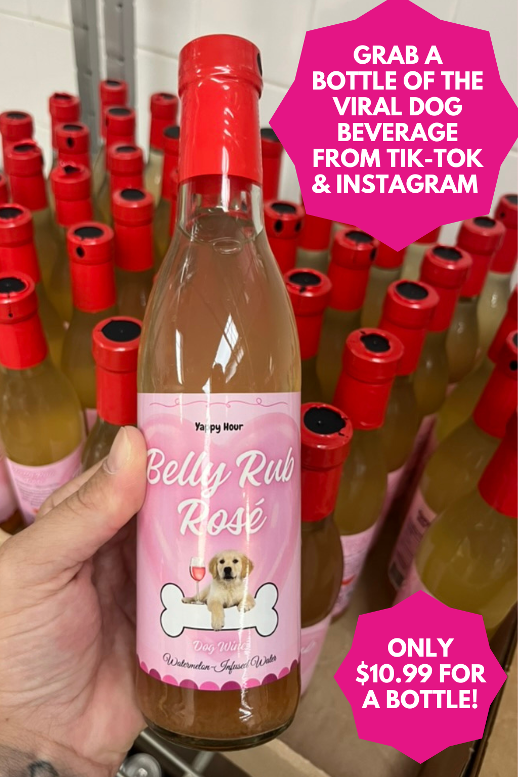 Belly Rub Rosé Dog Wine