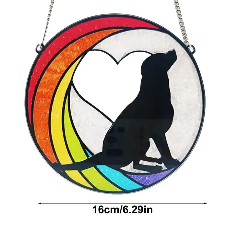 Pet Memorial Suncatcher, Angel Pet