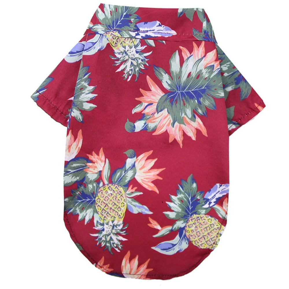 Hawaiian Beach pet T-Shirts