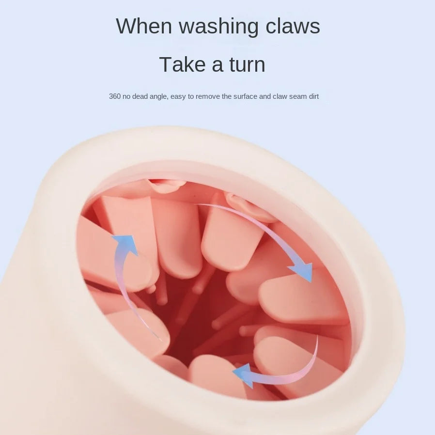 Pet Foot Washer, Silicone Paw Cleaner Cup
