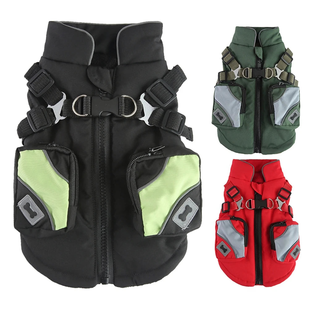 Pet Jacket With Harness