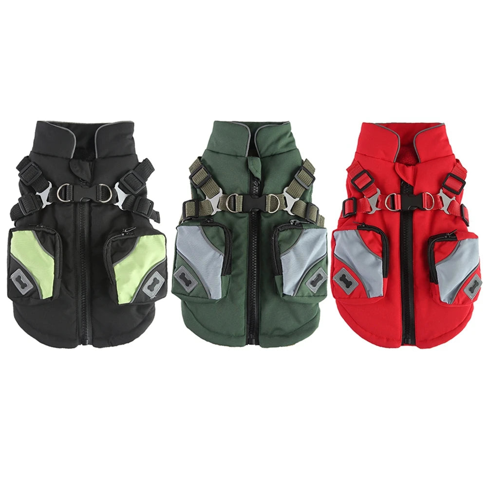 Pet Jacket With Harness
