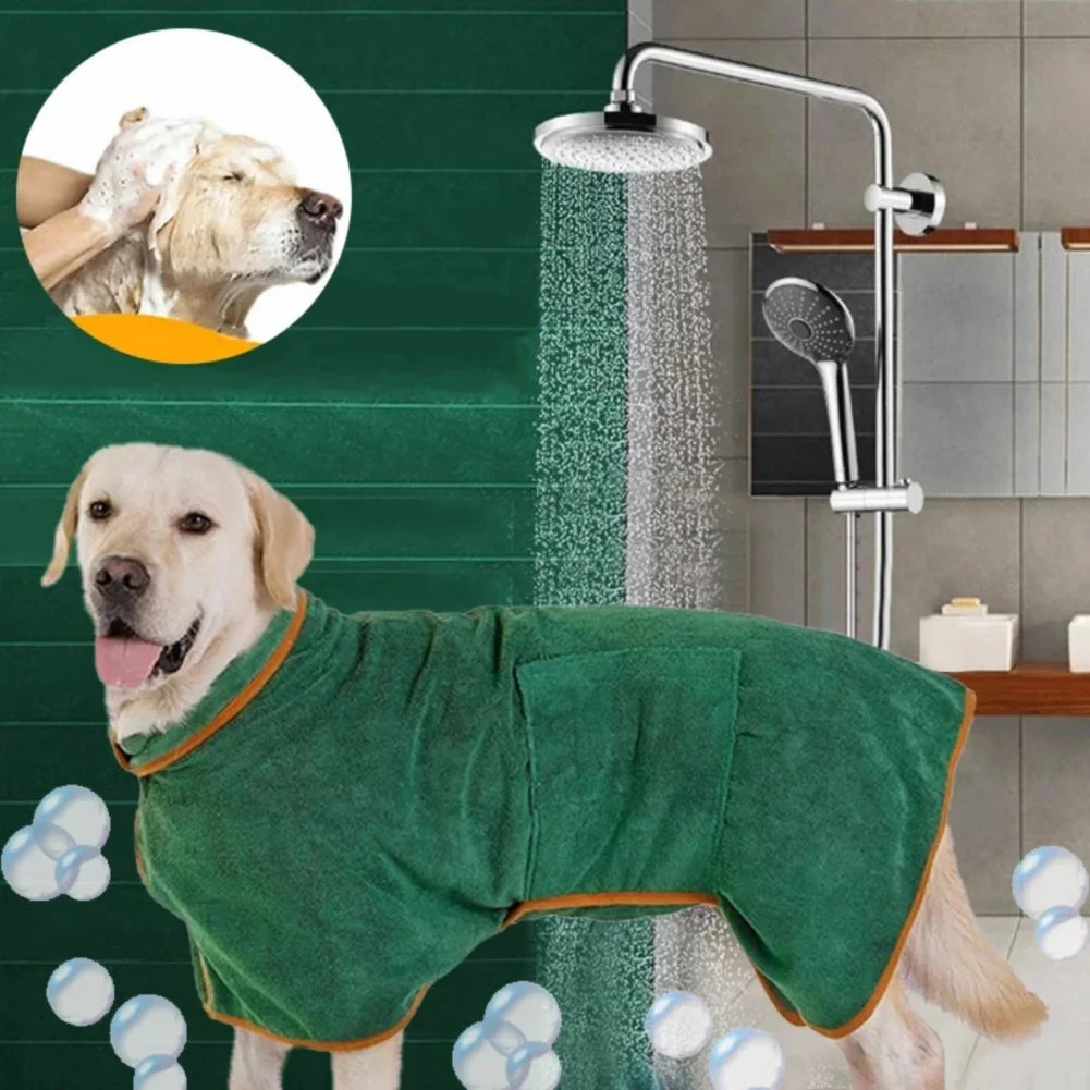 Super Absorbent Pet towel Drying Coat