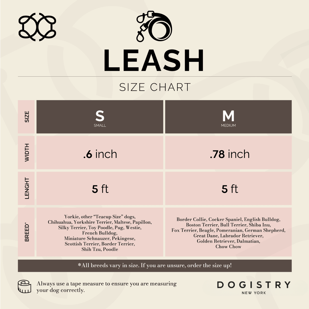 City Dog Leash - Fifth Avenue