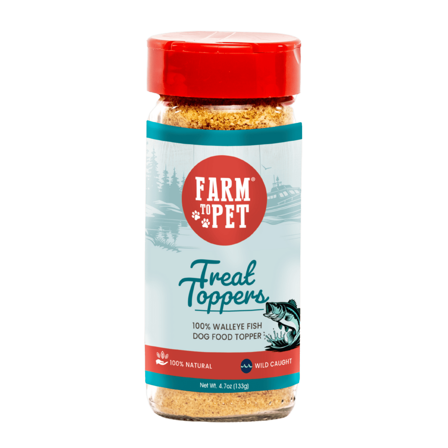 Treat Topper Fish Dog Food Topper | Low-Fat Meal Topper for Pets