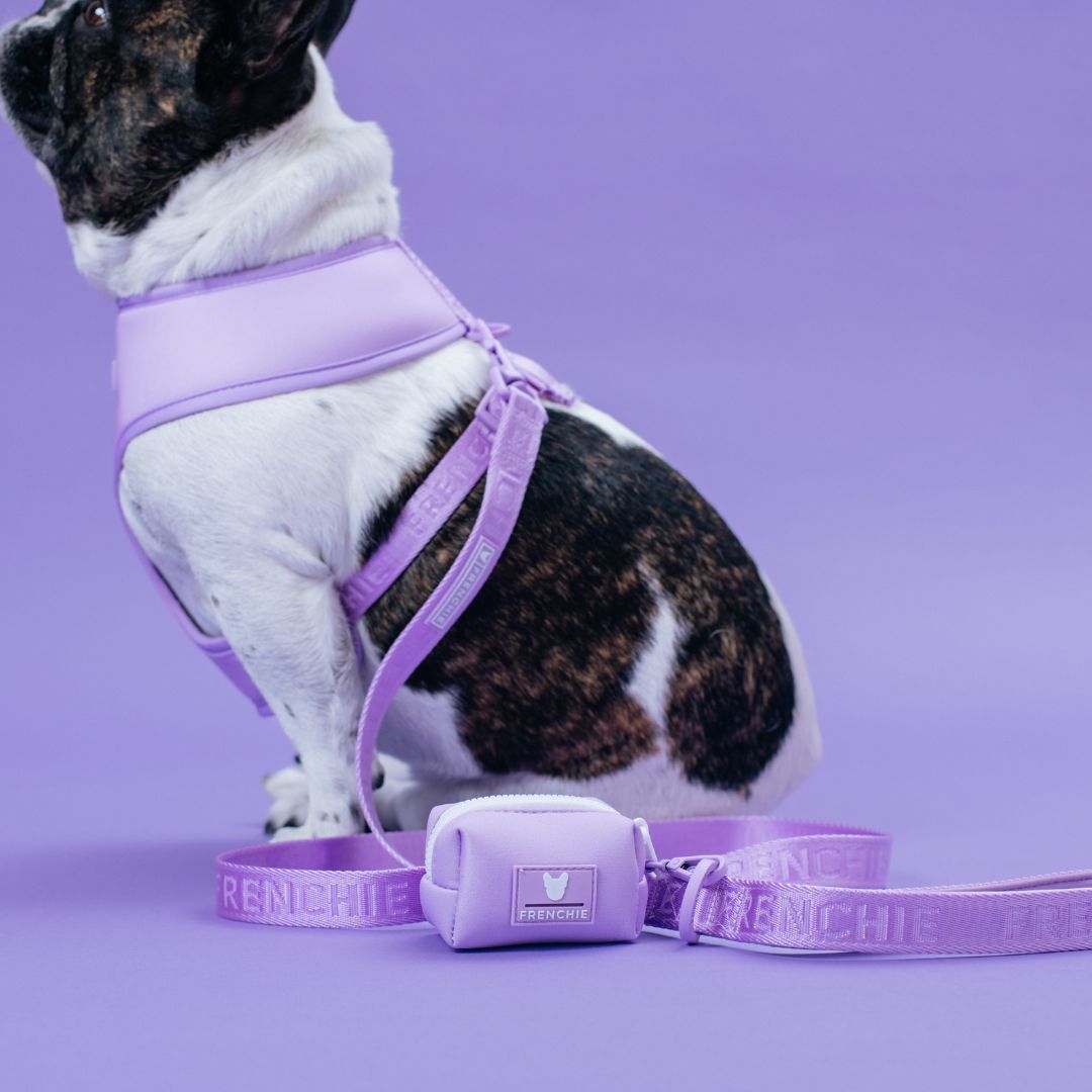 Frenchie Poo Bag Holder - Solid Lavender