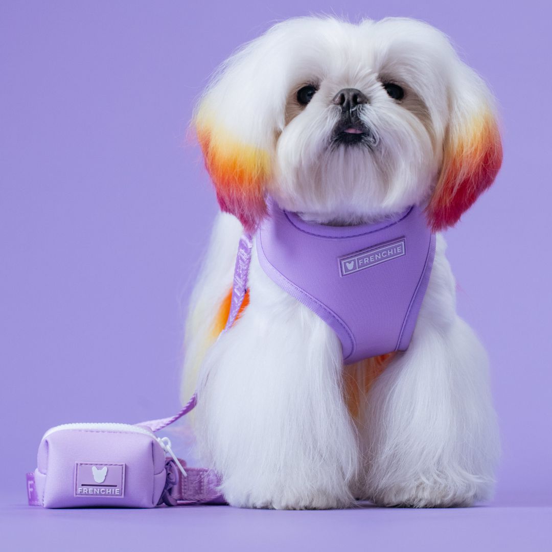 Frenchie Poo Bag Holder - Solid Lavender