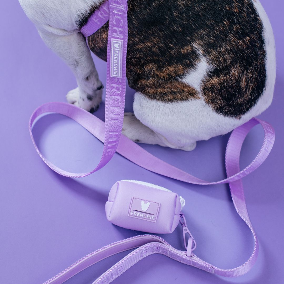 Frenchie Poo Bag Holder - Solid Lavender