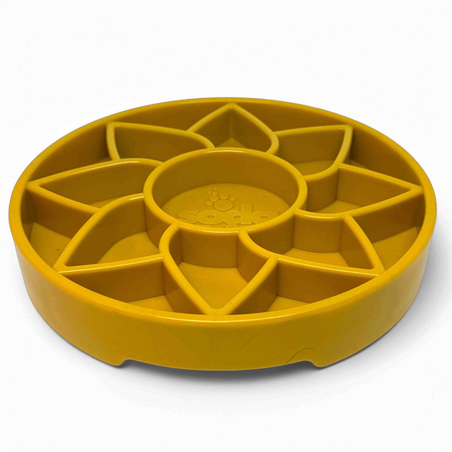 Sunflower Design eTray Enrichment Shallow Slow Feeder Dog Bowl