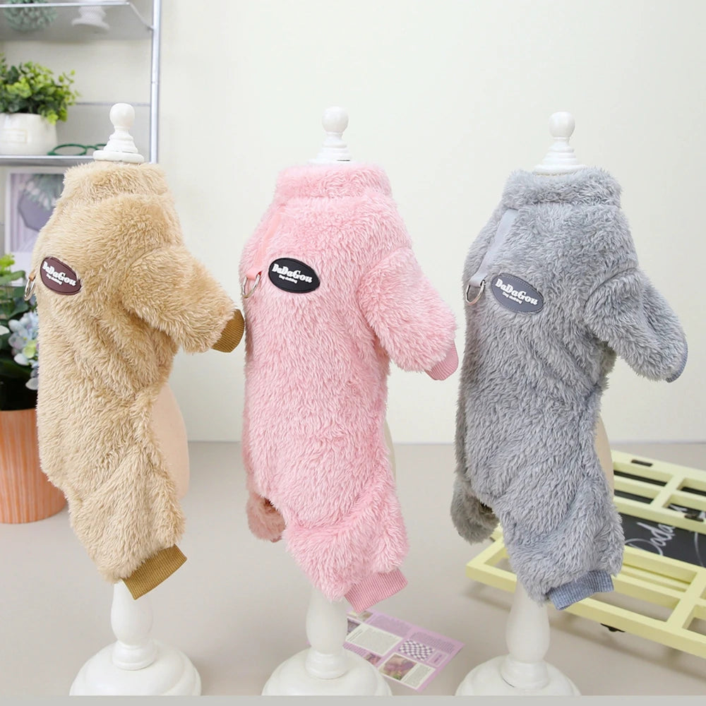 Winter Dog Clothes Warm Fleece Clothing