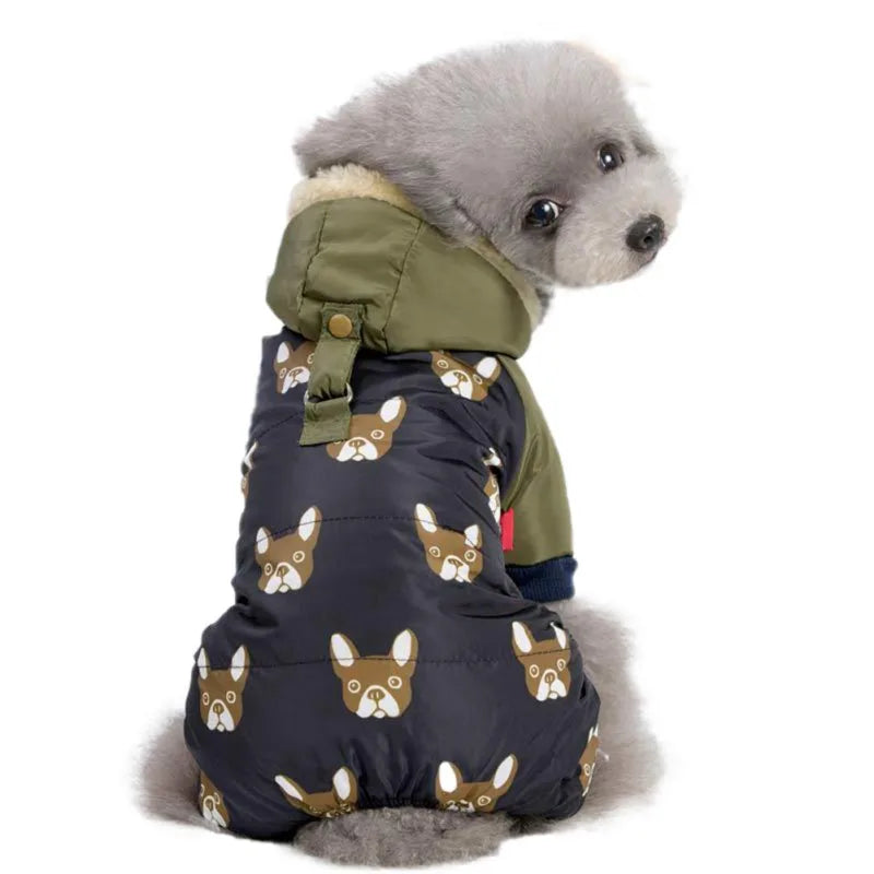 Waterproof Hooded Dog Jacket