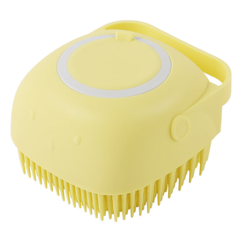 Silicone Dog Bath Massage Grooming Brush