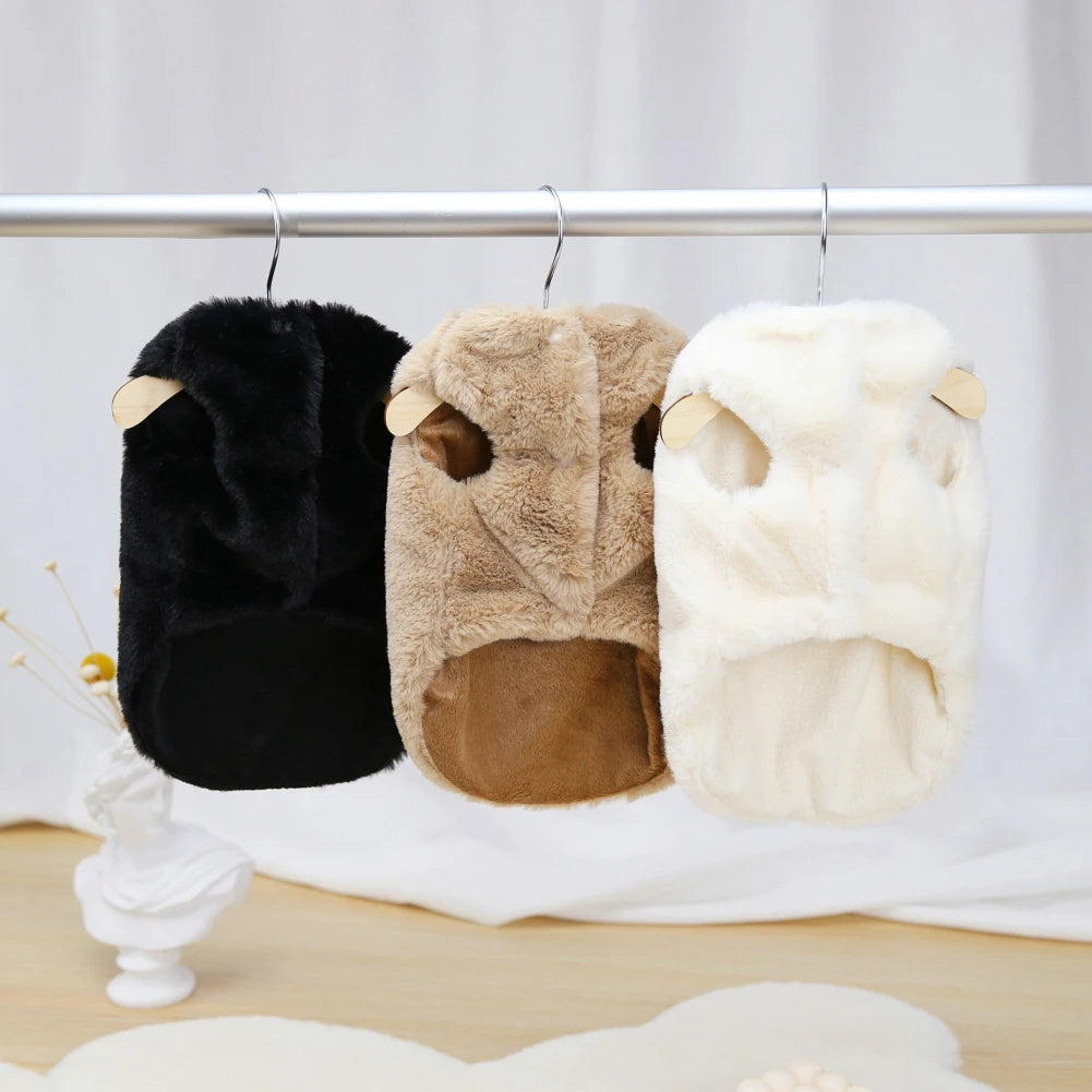 Fleece Pet Sweater Cute Animal Print