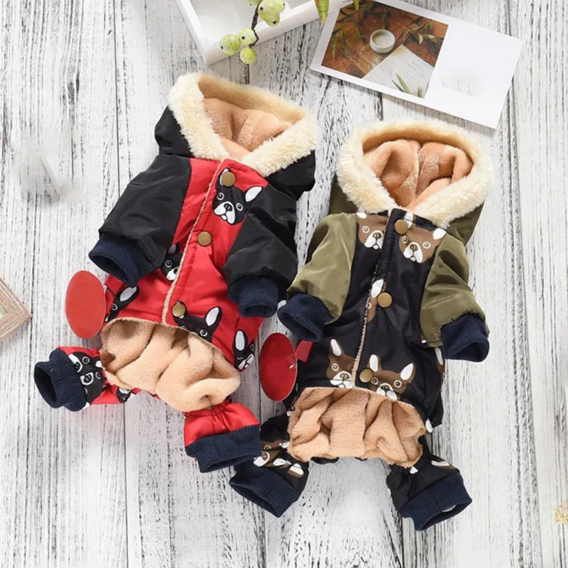 Waterproof Hooded Dog Jacket