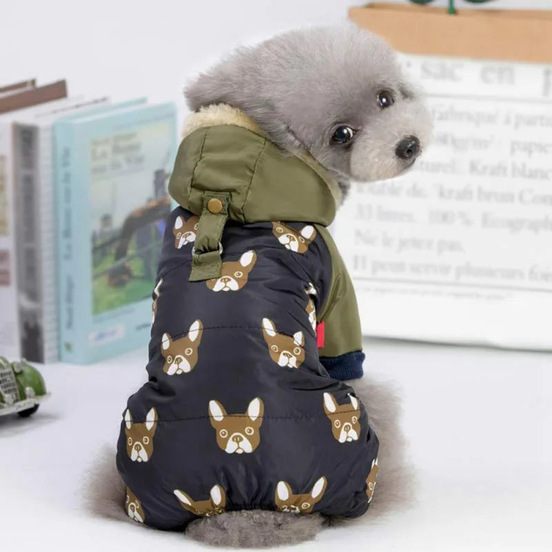 Waterproof Hooded Dog Jacket