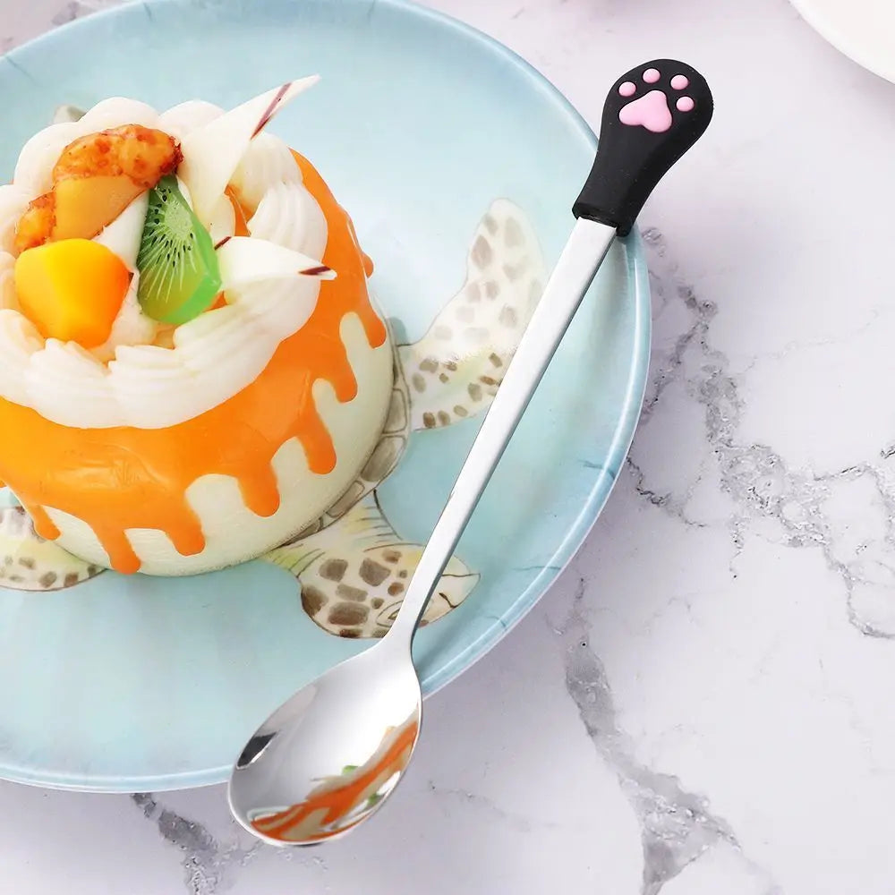 Stainless Steel Cat Paw Spoons