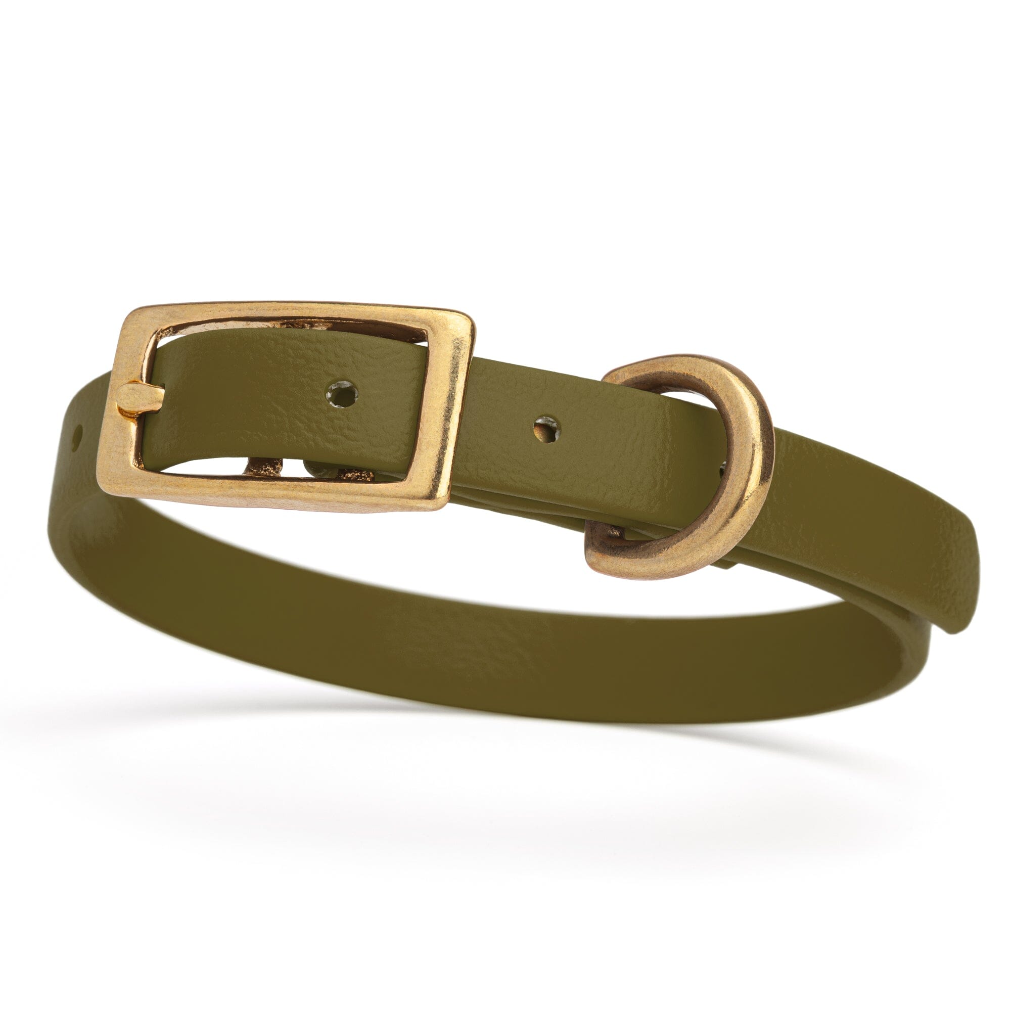 Viper Biothane Waterproof Dog Collar with Brass Hardware
