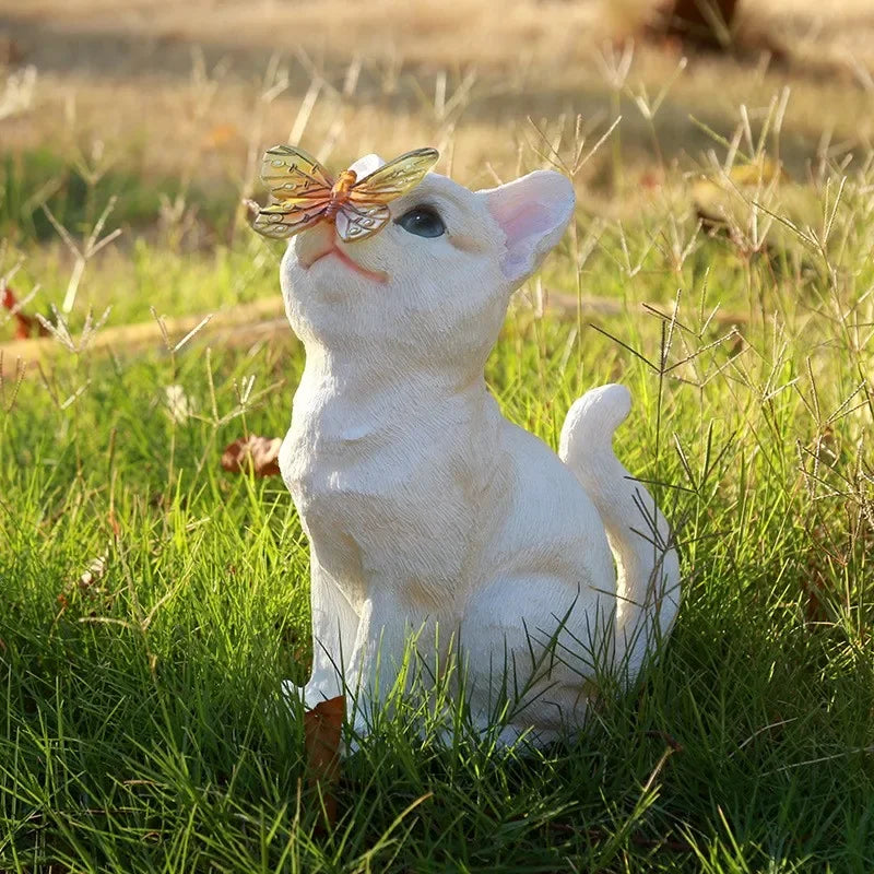 Solar Garden Lawn Animal Sculptures