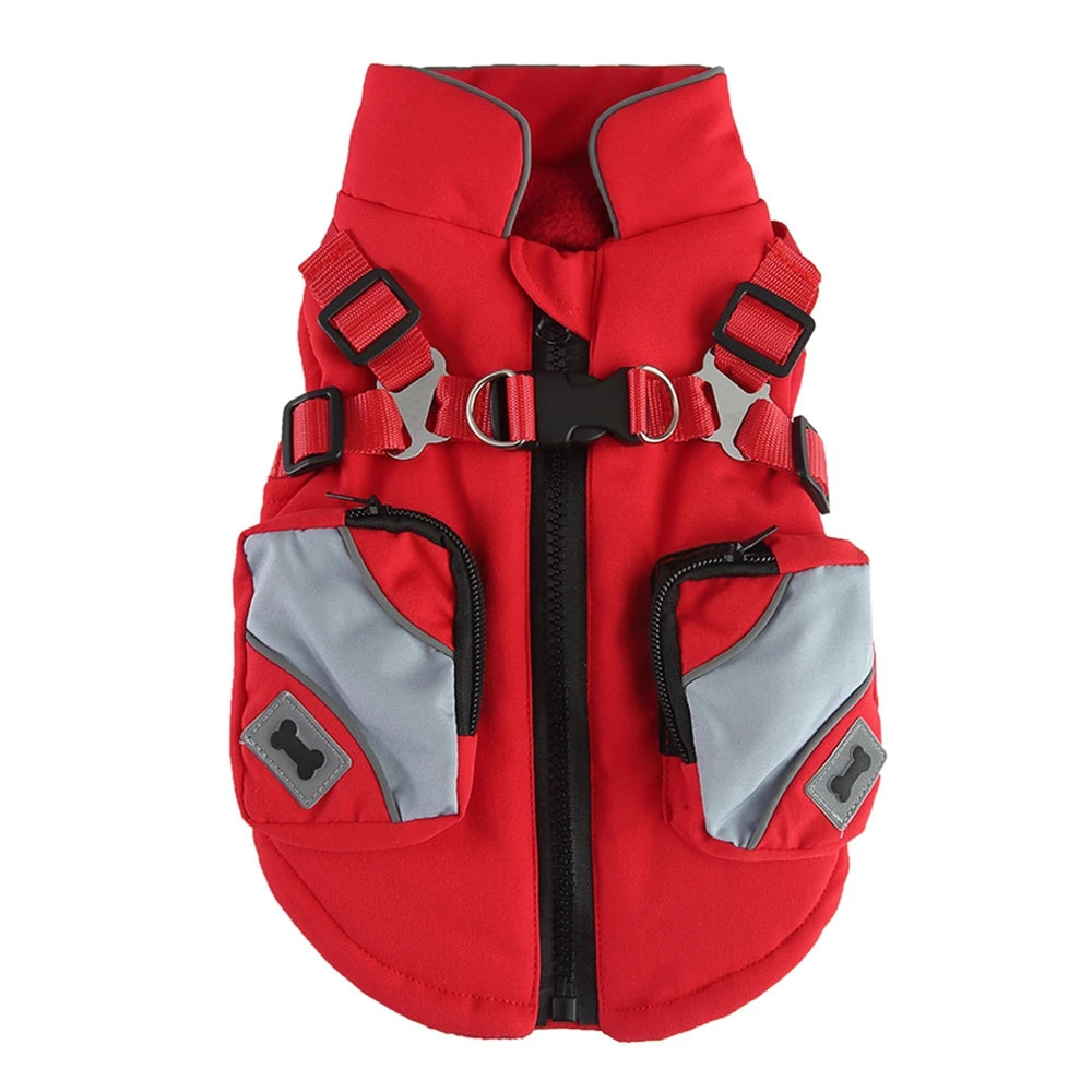 Pet Jacket With Harness