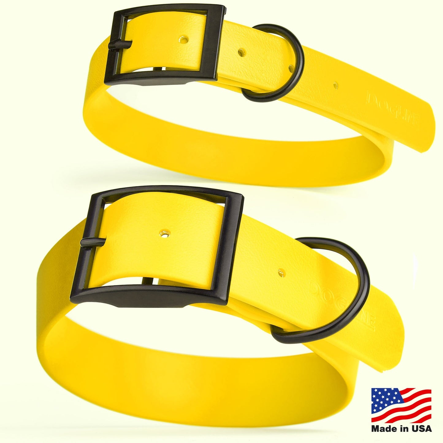 Biothane Waterproof Dog Collar - 1.5in Wide - X-Large (20 to 24 inches)