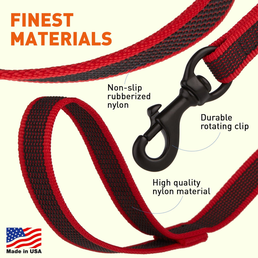 Rubber Infused Nylon Dog Leash
