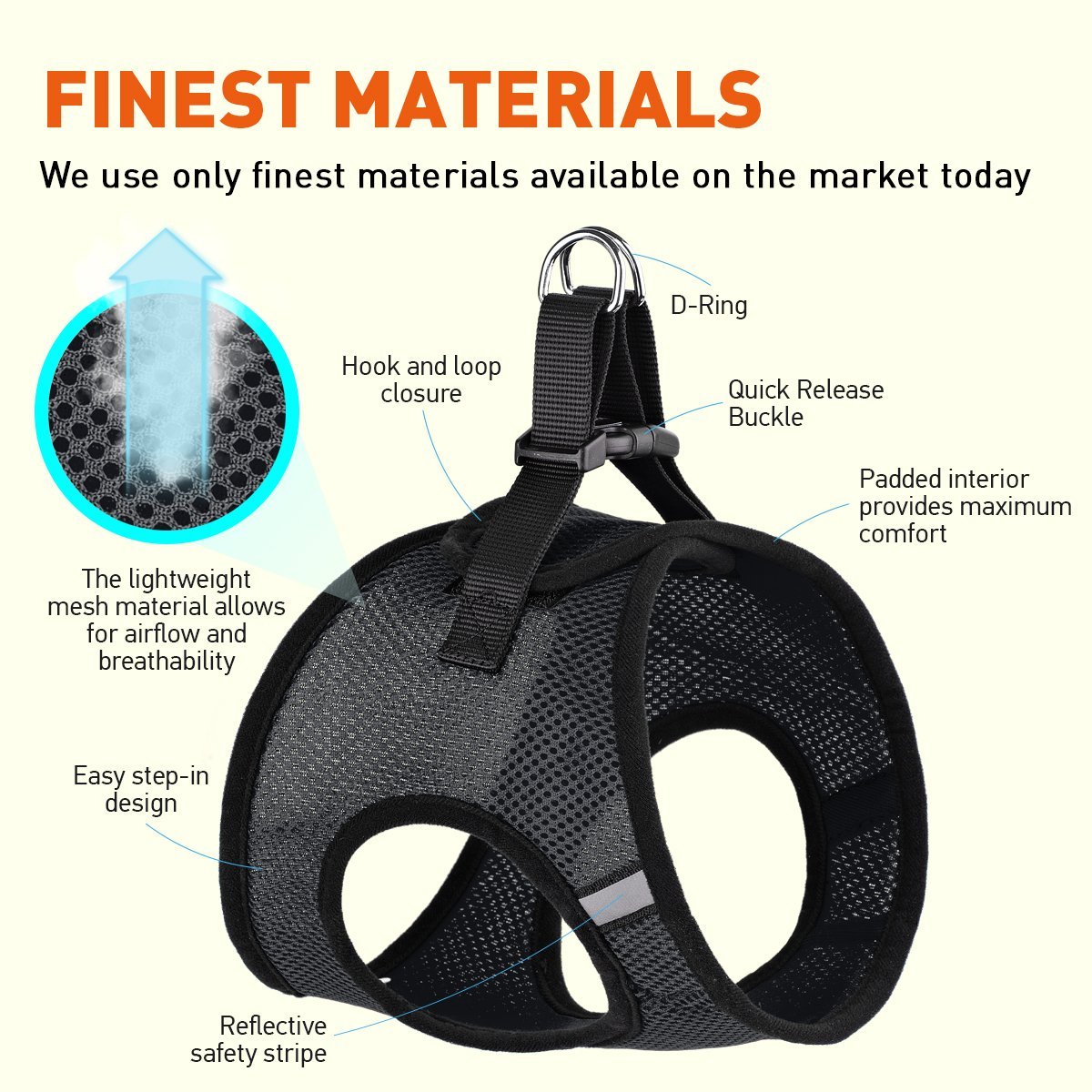 York Mesh Dog Harness