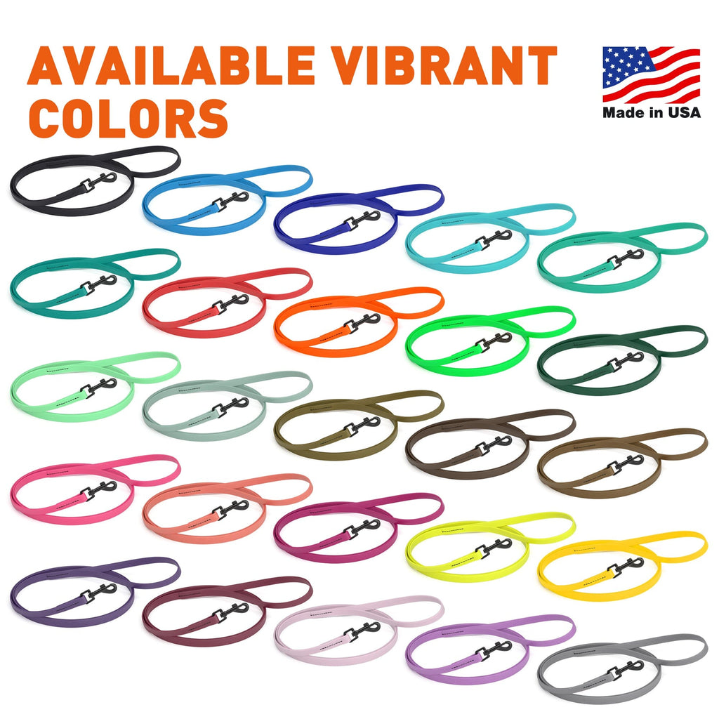 Biothane Waterproof Dog Leash, 4 ft