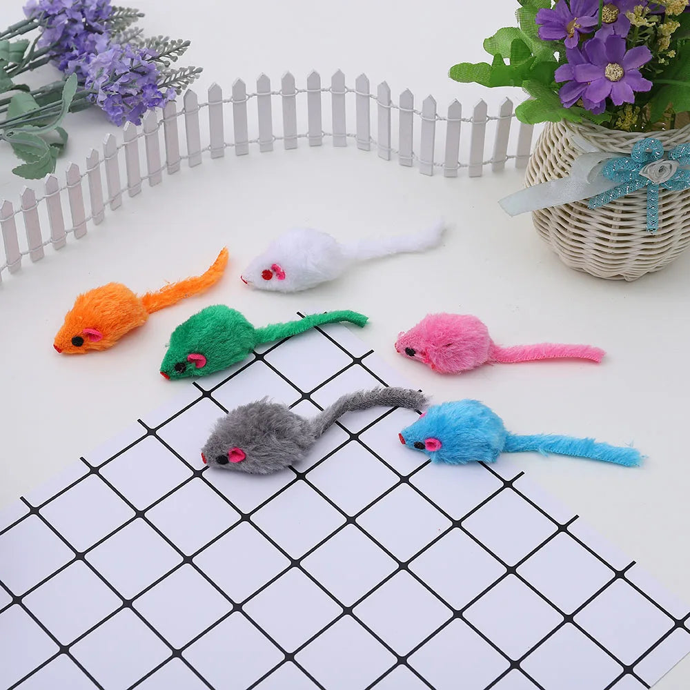 24 pcs Cat Mouse Toys in a Varity of Colors - Love My Pet