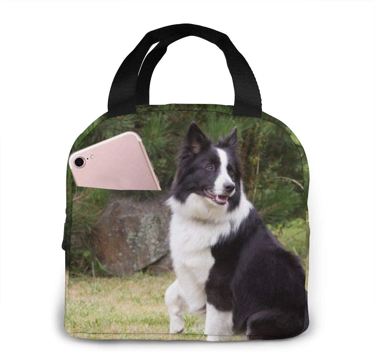 Border Collie Insulated Lunch Bag Many Designs