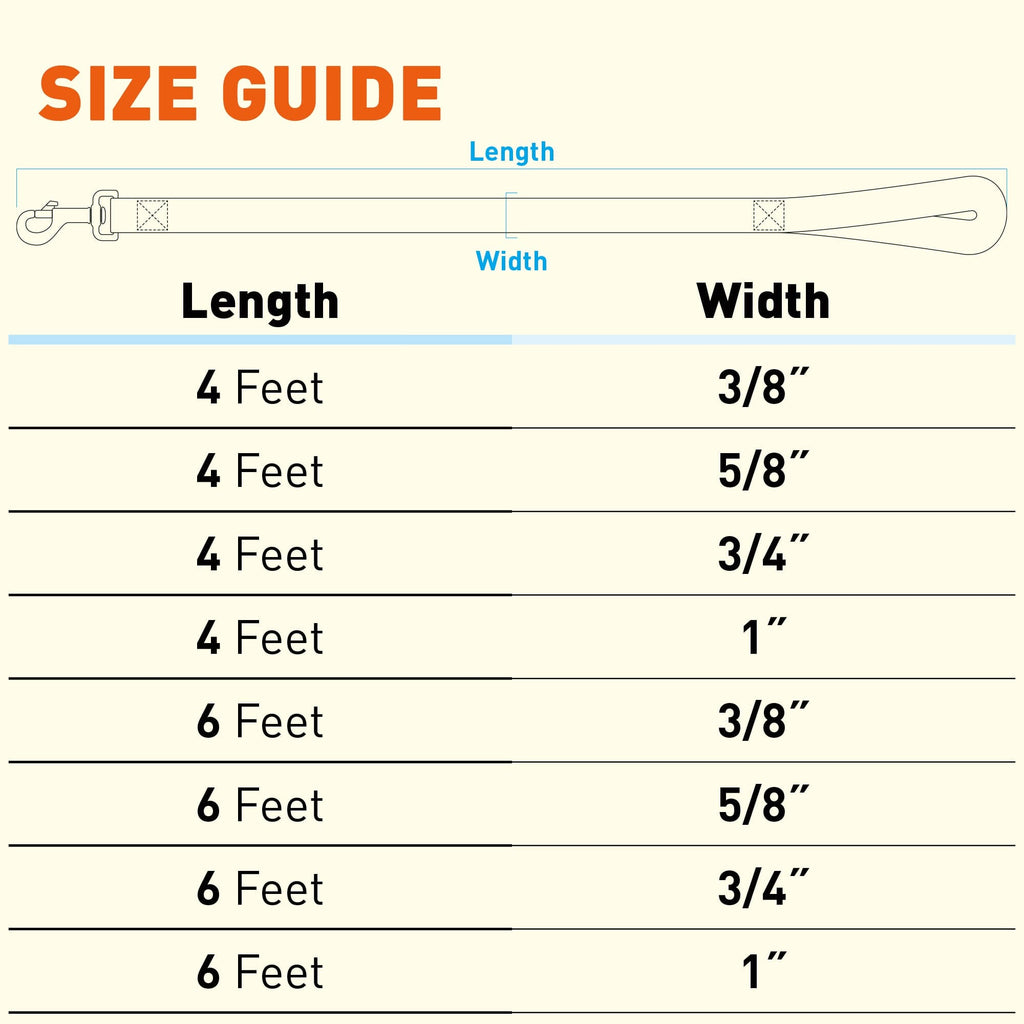 Comfort Microfiber Flat Dog Leash