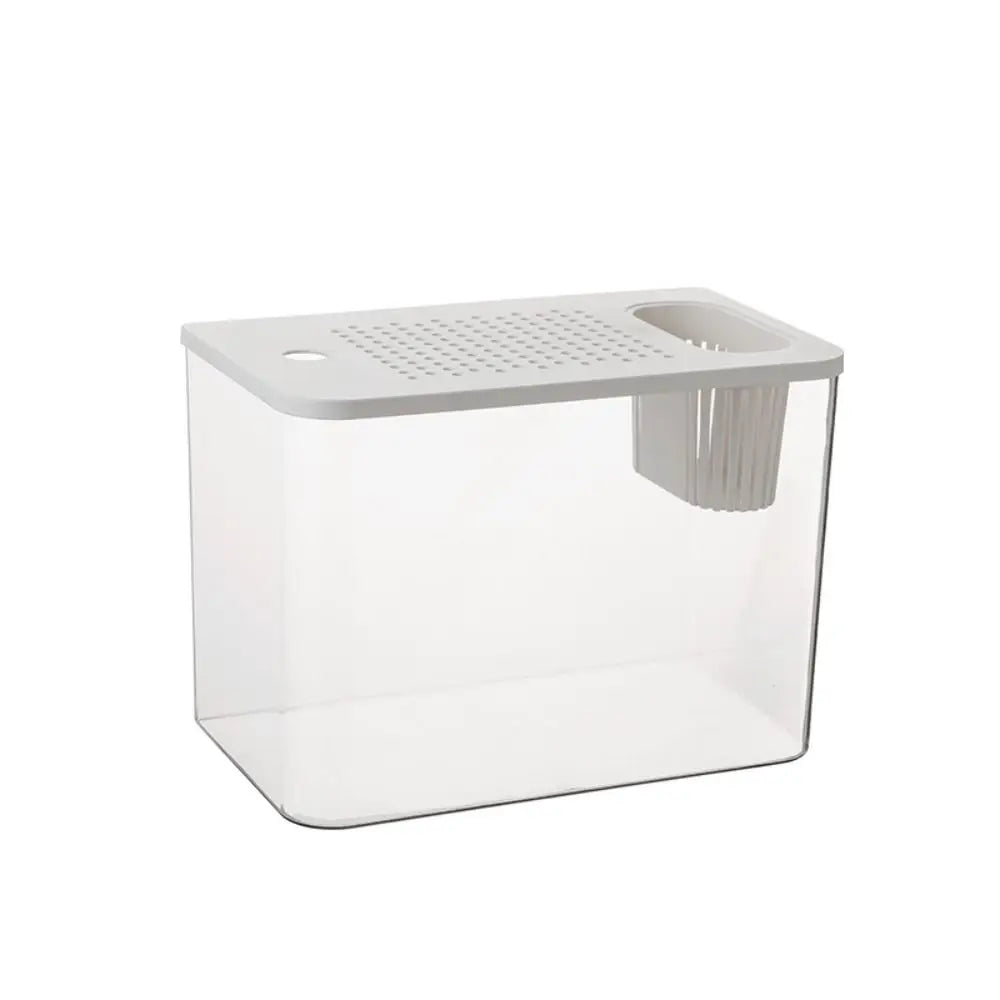 ABS Fish Tank Transparent with Lid