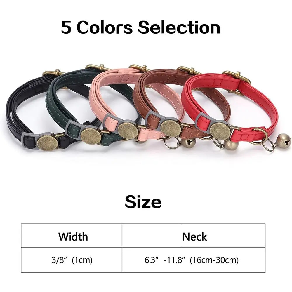 Fashion PU Leather Pet Collar