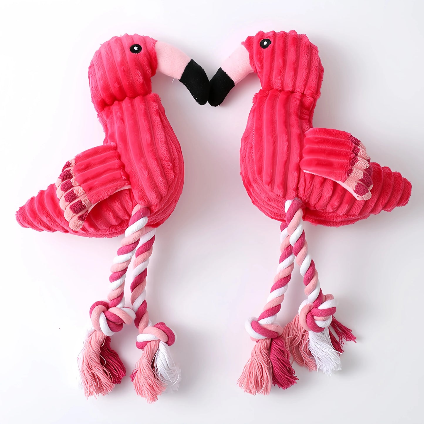 Flamingo Shape Squeaky Toys