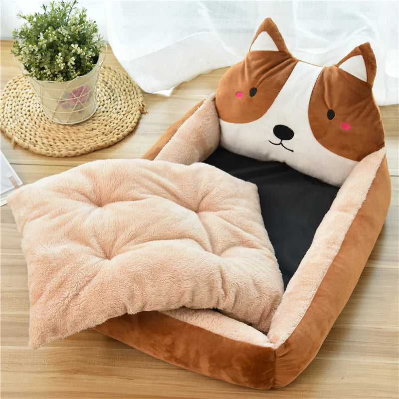 Cartoon Comfy Pet Beds - Love My Pet