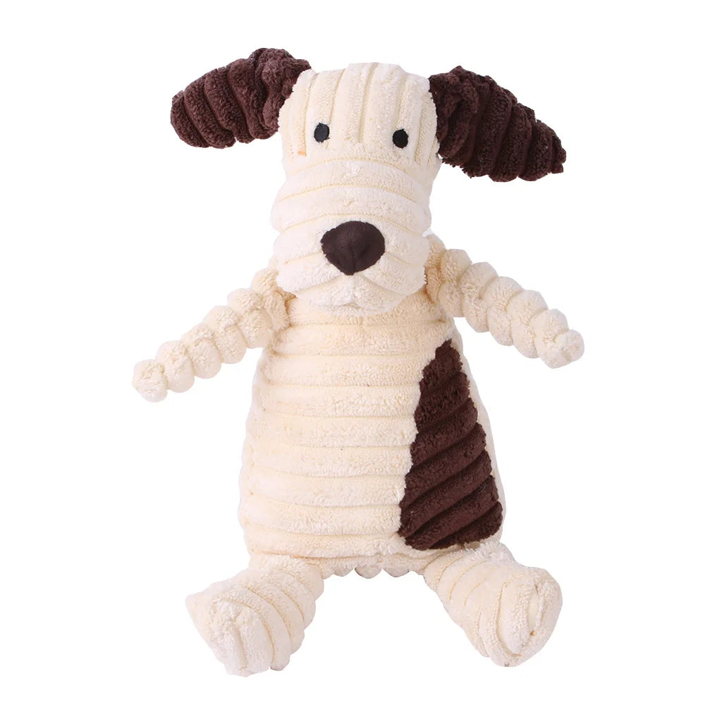 Plush Dog Toy Bite Resistant, Different Animal Shapes