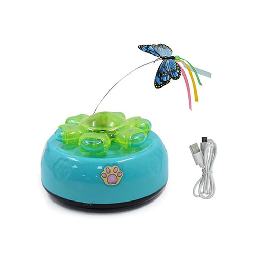 Automatic Interactive Cat Toys Rechargeable With Fluttering Butterfly