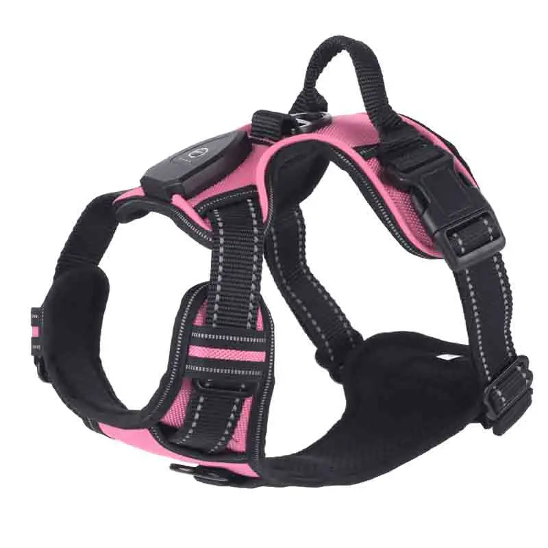 Adjustable Led Light Up Dog Harness Vest - Love My Pet