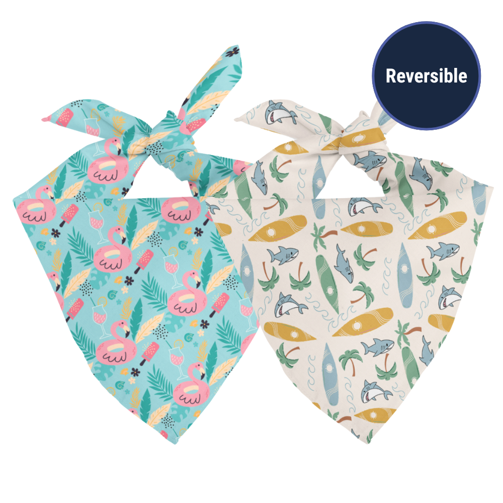 Summer Beach Dog Bandana