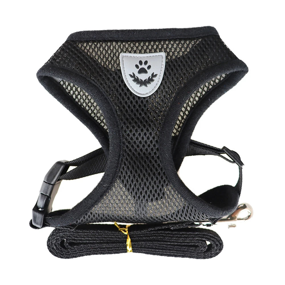 Pet Harness Adjustable Breathable Harnesses, Reflective