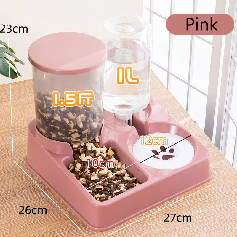 Automatic Dog Cat Feeder and Water Dispenser - Love My Pet