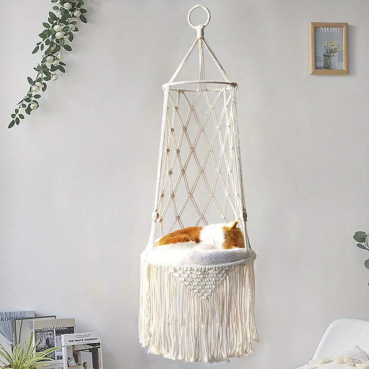 Long Luxury Hanging Cat Hammock