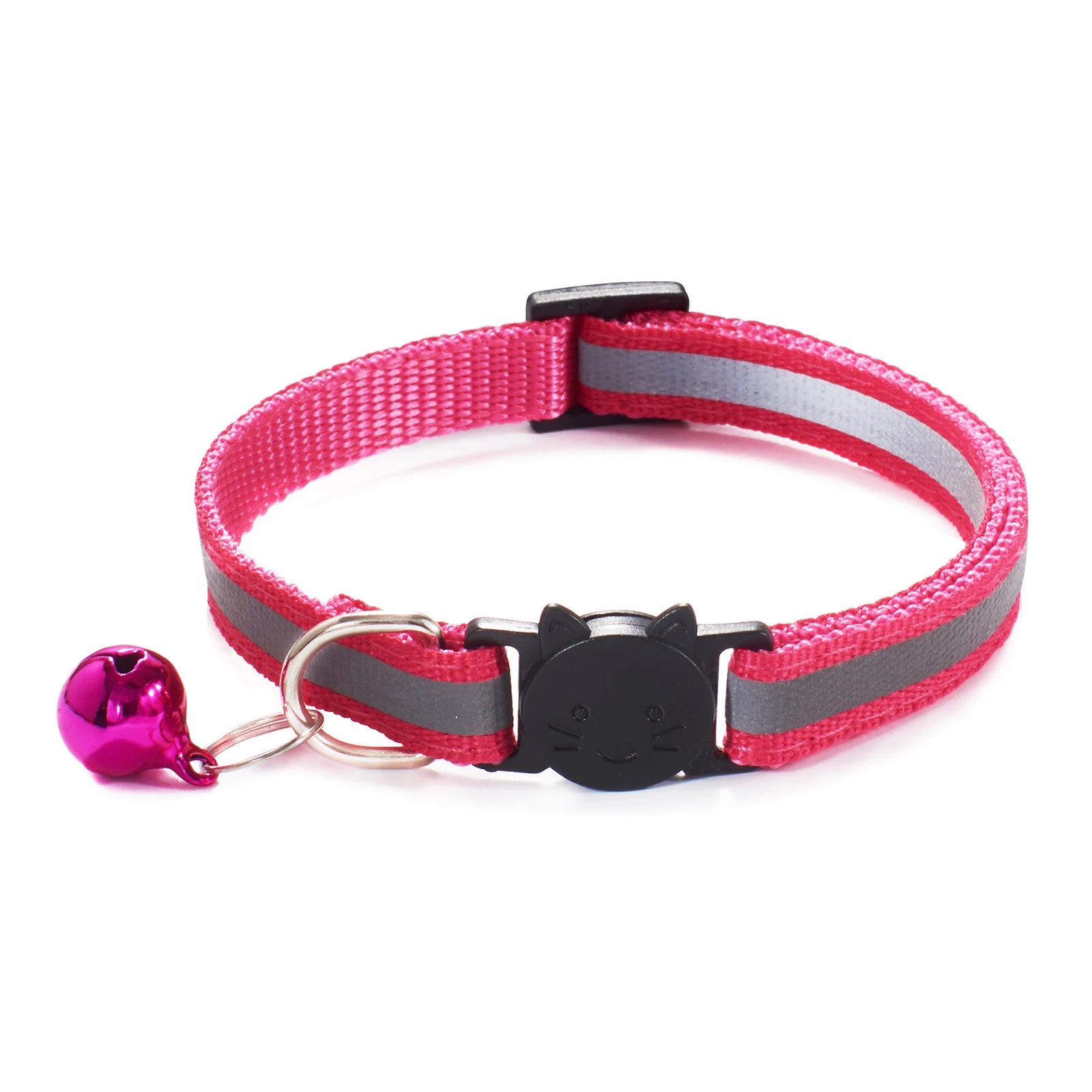 Reflective Colorful Breakaway Cat Collar with bell - Love My Pet