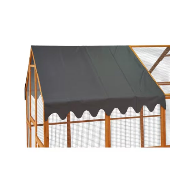 Outdoor Chicken Coop Enclosures With Platforms,Upgrade Waterproof Cover