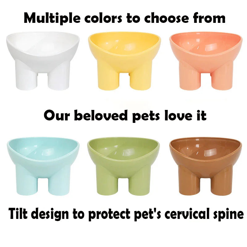 High Foot Pet Bowl Neck Protector